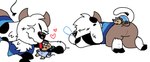 Rating: s
ID: 5623157
Date: 2025-06-05 19:46:17 -0400
Status: pending
Score: 1
2023 adam_(pawplants) anthro barefoot black_spots blush bodily_fluids boe_(pawplants) bottomwear bovid bovine brown_body brown_fur bubble cattle clothing digital_media_(artwork) duo extreme_size_difference feet flying_sweatdrops fur gloves handwear heart_symbol hi_res hooves horn larger_anthro larger_male licking licking_another licking_partner male male/male mammal mouse murid murine pants pattern_clothing pattern_topwear pawplants rodent romantic romantic_couple simple_background size_difference sleeping sleeping_on_partner sleeping_together smaller_anthro smaller_male snot snot_bubble spots striped_clothing striped_topwear stripes sweat sweatdrop tail teeth tongue tongue_out topwear tuft white_background white_body white_fur post #5623157
