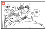 Rating: s
ID: 4696468
Date: 2024-04-02 23:05:18 -0400
Status: active
Score: 92
annabee_(woebeeme) antennae_(anatomy) anthro april_fools'_day arthropod bed bee big_breasts blush blush_lines bow_ribbon breasts bug_fables dialogue dream duo embarrassed english_text eyes_closed fan_character female furniture hi_res holidays honey_bee huge_breasts hymenopteran insect lepidopteran male male/female monochrome moonsprout_games moth motthew_(woebeeme) open_mouth patreon romantic romantic_couple signature simple_background sleeping text thought_bubble under_covers waking_up watermark woebeeme post #4696468
