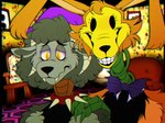 Rating: s
ID: 3349473
Date: 2022-05-23 03:38:21 -0400
Status: active
Score: 151
2021 accessory animal_humanoid anthro bared_teeth black_sclera bovid bow_tie caprine cawterwaul clothed clothing collar curly_hair digital_media_(artwork) duo eyebrows eyelashes fangs female fingers frown fur grey_body grey_fur hair halloween hand_on_shoulder head_tuft headgear headwear hi_res holidays horn humanoid lagomorph leporid long_ears looking_at_viewer lorenzo_waterman_(the_walten_files) machine male mammal open_mouth orange_body orange_eyes orange_fur pumpkin_rabbit rabbit rachel_waterman_(the_walten_files) redraw robot romantic romantic_couple sha_(twf) sheep sheep_witch_(twf) simple_background smile spiked_collar spikes teeth the_mysterious_house the_walten_files tuft post #3349473