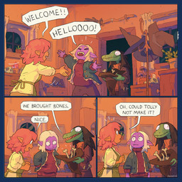 Rating: s
ID: 5674529
Date: 2025-06-29 00:56:04 -0400
Status: active
Score: 24
1:1 2025 alpha_channel anthro bone border broom cleaning_tool clothing coat comic crocodile crocodilian dialogue english_text female fungus group hat headgear headwear hi_res humanoid humanoid_pointy_ears inside mushroom orange_body orange_skin pocketss pointy_ears pupils purple_body purple_skin reptile scalie skull slit_pupils speech_bubble sweater text topwear transparent_border witch_hat post #5674529