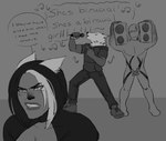 Rating: s
ID: 3774419
Date: 2022-12-26 21:19:02 -0500
Status: active
Score: 23
alien-doodles animal_head animal_humanoid annoyed bandage canid canine canis cat_humanoid dog_ningen domestic_dog ears_down electronics eunuch felid felid_humanoid feline feline_humanoid female for_a_head group hi_res humanoid humor male mammal mammal_humanoid microphone monochrome neo_(dog_ningen) pivoted_ears rex_(dog_ningen) singing speaker trio trish_(dog_ningen) post #3774419