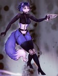 Rating: s
ID: 3621213
Date: 2022-10-11 20:29:53 -0400
Status: active
Score: 30
1ndigocat 2022 aeon_flux aeon_flux_(character) angry anthro black_clothing black_gloves black_handwear blue_body blue_eyes blue_fur blue_hair boots canid canine claws clothing combat_gloves cosplay eyelashes female fluffy fluffy_tail footwear fox fur gloves hair handwear hi_res high_heeled_boots high_heels jacket krystal_(star_fox) leather leather_boots leather_clothing leather_footwear leather_jacket leather_topwear lips long_eyelashes long_nails makeup mammal mature_anthro mature_female nintendo red_lips serious shoes short_hair solo spy star_fox tail tall_girl thick_thighs toony_expression toony_eyes topwear weapon zipper post #3621213