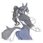 Rating: s
ID: 4497781
Date: 2023-12-27 04:53:16 -0500
Status: active
Score: 51
1:1 anthro athletic athletic_female back_muscles big_breasts black_clothing blush bottomwear breasts canid canine canis clothing curvy_figure dark_pupils female footwear fur grey_body grey_fur grey_hair hair hand_on_butt jessica_(noruru3737) kemono long_hair mammal multicolored_body multicolored_fur muscular muscular_female noruru3737 pants ponytail side_boob simple_background solo tail topwear tube_top tuft two_tone_body two_tone_fur two_tone_tail wide_hips wolf post #4497781