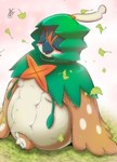 Rating: s
ID: 4605140
Date: 2024-02-17 09:25:31 -0500
Status: active
Score: 19
ambiguous_gender anthro beak biped blush brown_body brown_feathers decidueye eyes_closed feathers generation_7_pokemon green_body hi_res kicktyan leaf nintendo pokemon pokemon_(species) rowlet solo tan_body tan_feathers post #4605140