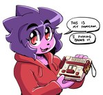 Rating: s
ID: 3772196
Date: 2022-12-25 19:21:00 -0500
Status: active
Score: 29
2022 4_fingers anaugi anthro clothed clothing cute_fangs dialogue domestic_cat english_text famicom famicom_console famicom_controller fangs felid feline felis female fingers fur hair hi_res holding_object hoodie looking_at_viewer mammal nintendo open_mouth open_smile penny_(anaugi) pink_body pink_fur purple_hair red_eyes short_hair simple_background smile solo speech_bubble talking_to_viewer teeth text topwear white_background post #3772196