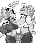 Rating: s
ID: 5653638
Date: 2025-06-19 14:33:06 -0400
Status: active
Score: 26
2025 5:6 abs ambiguous_anthro ambiguous_gender angry anthro athletic athletic_anthro athletic_female big_breasts biped bottomwear breast_squish breasts breasts_frottage cleavage clothed clothing crop_top cross-popping_vein dialogue digital_media_(artwork) ear_piercing ear_ring english_text eye_scar eyewear facial_scar female female_anthro fingers fully_clothed fur glasses grey_body grey_fur greyscale group hair hands_behind_back hi_res holding_object humanoid_hands inner_ear_fluff jacket larger_anthro larger_female long_hair looking_at_another mammal midriff monochrome murid murine muscular muscular_anthro muscular_female navel oblivious open_clothing open_jacket open_mouth open_topwear pants piercing ponytail pupils queek_headtaker rat red_eyes ring_piercing rodent scar scared shirt signature simple_background size_difference size_play ska_bloodtail skaven skykain smaller_ambiguous smaller_anthro snout spot_color squish standing text thanquol topwear trio tuft warhammer_(franchise) warhammer_fantasy white_background post #5653638