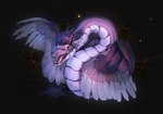 Rating: s
ID: 3484920
Date: 2022-08-03 15:36:23 -0400
Status: active
Score: 10
2022 ambiguous_gender amphithere black_background dragon feathered_wings feathers feral forked_tongue fur hi_res hybrid ishimaurell looking_at_viewer mane mythological_creature mythological_scalie mythology open_mouth pupils purple_body purple_feathers purple_fur purple_mane purple_scales reptile scales scalie serpentine simple_background slit_pupils snake solo spread_wings tail tail_tuft teeth tongue tuft ventral_scales wings yellow_eyes post #3484920