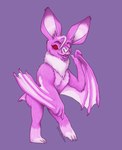 Rating: s
ID: 4625800
Date: 2024-02-27 12:40:10 -0500
Status: active
Score: 5
ambiguous_gender anthro anthrofied aster_(nu:_carnival) bat bat_wings big_ears eyebrows fangs fluffy forked_tongue fur hi_res leaf-nosed_bat mammal membrane_(anatomy) membranous_wings microbat neck_tuft noogenesis nu:_carnival pink_body pink_fur purple_background purple_theme red_eyes simple_background solo teeth tongue tuft vampire vampire_bat winged_arms wings yangochiropteran post #4625800