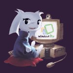 Rating: s
ID: 5264506
Date: 2024-12-25 06:32:16 -0500
Status: active
Score: 43
2024 anthro black_eyes black_text blue_clothing blue_sweater blue_topwear camera cave_story clothing computer computer_keyboard computer_mouse digital_media_(artwork) digital_painting_(artwork) electronics eyelashes facial_scar female female_anthro floppy_ears fur green_text lagomorph looking_at_viewer looking_back looking_back_at_viewer lop_ears low_res mammal mimiga open_mouth open_smile painting_(artwork) pillow red_pillow red_tongue scar sitting sitting_on_pillow smile solo stingercorps sue_sakamoto sweater text tongue topwear webcam white_body white_ears white_fur windows_me wired_mouse x_scar post #5264506