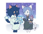 Rating: s
ID: 5549471
Date: 2025-05-04 21:06:39 -0400
Status: active
Score: 9
absurd_res anaquariusart anthro biped blue_hair clothed clothing cyberconnect2 duo felid felineko female fuga:_melodies_of_steel fur hair hi_res laika's_comet little_tail_bronx magic mammal marzipanne_(laika's_comet) plushie sheena_falafel tail white_body white_fur young young_anthro young_female post #5549471