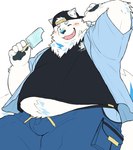 Rating: s
ID: 5646571
Date: 2025-06-16 15:37:50 -0400
Status: active
Score: 6
anthro baseball_cap belly belly_peeking_out blush bulge canid canine canis clothing domestic_dog food fur hat headgear headwear hi_res lifewonders live_a_hero male mammal nikukyu299paw nordic_sled_dog one_eye_closed overweight popsicle samoyed shirt smile solo spitz t-shirt topwear white_body white_fur wink yohack post #5646571