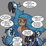 Rating: s
ID: 4830798
Date: 2024-06-05 12:32:25 -0400
Status: active
Score: 58
1:1 athene_(genus) avian beak betta_the_burrowing_owl_(blu_waifu) bia_(rio) bird black_beak blasdm1 blu_(rio) blu_waifu blue_body blue_feathers blue_sky_studios brown_body brown_feathers burrowing_owl carla_(rio) comic feathers female feral group hi_res macaw male male/female neotropical_parrot owl parrot pikrowlet rio_(series) signature simple_background sketch spanish_text speech_bubble spix's_macaw text tiago_(rio) translated true_owl true_parrot post #4830798
