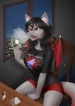 Rating: s
ID: 2252269
Date: 2020-05-11 14:06:55 -0400
Status: active
Score: 4
absurd_res black_claws black_hair black_nails bottomwear canid canid_demon canine canis claws clothing colored_nails demon fangs fur grey_body grey_ears grey_fur grey_tail hair hellhound hi_res lighter mammal membrane_(anatomy) membranous_wings methamphetamine mythological_canine mythological_creature mythology nails pipe red_eyes red_wings shorts smoke smoking solo tail teeth tongue wings wolf wolfette_(wolfetteplays) zuzana_duyen2 post #2252269