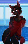 Rating: s
ID: 1304268
Date: 2017-08-16 04:03:35 -0400
Status: active
Score: 130
2017 ambiguous_gender anthro blep clothed clothing digital_media_(artwork) elbrar eyewear felid femboy goggles hi_res iwbitu jacket mammal one-piece_swimsuit open_clothing open_jacket open_topwear shaded smile solo sport_swimsuit standing swimwear tongue tongue_out topwear wide_hips post #1304268