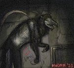 Rating: s
ID: 4203929
Date: 2023-07-31 00:30:23 -0400
Status: active
Score: 12
adidas american_opossum anthro bared_teeth black_bottomwear black_clothing black_pants bottomwear clothing concrete digital_media_(artwork) fangs film_grain filth glowing glowing_eyes graffiti grey_body hair jason_wallace long_hair makaronnie male mammal marsupial pants pipe pixel_(artwork) sharp_teeth signature slouching solo static teeth whiskers yellow_teeth post #4203929