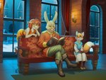 Rating: s
ID: 5424486
Date: 2025-03-10 13:21:46 -0400
Status: active
Score: 29
4:3 absurd_res age_difference anthro battlement belt blouse book boots border bottomwear buckteeth caligae candle candlelight canid canine castle child claws clothing crossed_legs curtains daww detailed_background disney dragon elderly elderly_male eyewear facial_hair female fingers focused footwear fox full-length_portrait fur fur_tuft furniture garden gargoyles gloves good_parenting group handwear happy hare hi_res inside jerkin_(clothing) lagomorph left-handed leporid light looking_at_another looking_at_object male mammal mane mature_male medieval medieval_clothing melancholic memories memory monocle mustache mythological_creature mythological_scalie mythology night older_male on_sofa open_mouth pants pivoted_ears portrait pose prince_borgon reading reading_book resting_head royalty sandals scalie shoes silva_vernalis sir_cordiale sitting sitting_on_sofa sky smile snow snowflake sofa story story_in_description storyteller storytelling tail tail_tuft tales_from_valmeridia teeth text thelousy topwear tower trio tuft url warrior whiskers window window_curtains young young_female young_male post #5424486