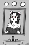 Rating: s
ID: 4662748
Date: 2024-03-17 01:22:54 -0400
Status: active
Score: 33
2024 5_fingers alternative_fashion anthro arm_tuft bathroom bathroom_sink bathroom_wall bear big_breasts black_hair black_lips breasts chest_fur chest_tuft cleavage cleavage_cutout cleavage_overflow clothed clothing cutout ears_back ears_down eyebrows eyelashes eyelashes_through_hair faucet female fingers fishnet_clothing fur goth hair lamp lips looking_at_viewer mammal mirror mirror_reflection mouth_closed obstructed_eye obstructed_eyes partially_clothed partially_clothed_anthro pivoted_ears polar_bear punk punk_hair red_eyes reflection shen_(zombieray10) short_hair sink solo suggestive_clothing suggestive_topwear topwear towel towel_on_head towel_wrap translucent translucent_hair tuft ursine white_body white_ears white_fur zombieray10 post #4662748