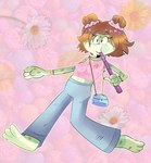 Rating: s
ID: 5662654
Date: 2025-06-23 13:46:25 -0400
Status: active
Score: 1
2024 3_toes 4_fingers absurd_res accessory amphibian anthro barefoot beaded_bracelet beaded_jewelry beads bent_arm bent_leg black_eyes blue_bottomwear blue_clothing blue_pants blue_purse bottomwear bracelet breasts brown_hair candy clothed clothed_anthro clothed_female clothing colored crop_top daisy_(flower) dessert digital_drawing_(artwork) digital_media_(artwork) eating_candy english_description eyelashes feet female female_anthro fingers floral_background flower flower_in_hair food frog full-length_portrait fully_clothed fully_clothed_anthro fully_clothed_female gold_(metal) gold_bracelet gold_jewelry green_body green_skin green_spots hair hair_accessory hi_res holding_candy holding_food holding_object jewelry light lighting maggy_(wolflly10) markings medium_hair midriff multicolored_body multicolored_skin navel noseless ox_horns pants pink_background pink_clothing pink_crop_top pink_shirt pink_topwear plant portrait purse purse_over_shoulder shaded shirt simple_background slim_anthro slim_female small_breasts solo spots spotted_body spotted_skin toes topwear walking wolflly10 post #5662654