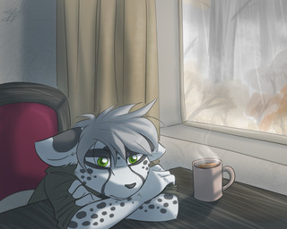 anthro beverage chair cheetah coffee crossed_arms cup curtains ears_down feline fur green_eyes grey_hair hair home looking_away lying male mammal raining ripli sad spots spotted_fur steam synth_(hfd4) table tired tree white_fur window
Rating: Safe
Score: 5
User: hfd4
Date: October 22, 2017 anthro beverage chair cheetah coffee crossed_arms cup curtains ears_down feline fur green_eyes grey_hair hair home looking_away lying male mammal raining ripli sad spots spotted_fur steam synth_(hfd4) table tired tree white_fur window
Rating: Safe
Score: 5
User: hfd4
Date: October 22, 2017