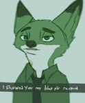 Rating: s
ID: 4169923
Date: 2023-07-14 07:26:22 -0400
Status: active
Score: 2
anthro blep canid canine caption disney ears_up english_text eyebrows famished_(artist) fox hi_res looking_at_viewer male mammal meme necktie nick_wilde please_respond raised_eyebrow red_fox simple_background sketch snapchat solo text tongue tongue_out true_fox zootopia post #4169923