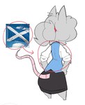 Rating: s
ID: 5609196
Date: 2025-05-30 12:14:02 -0400
Status: active
Score: 3
2024 anthro april_fools'_day arm_tuft barefoot black_bottomwear black_clothing black_skirt blue_clothing blue_flag blue_sky blue_topwear blue_vest bottomwear breasts butt clothed clothed_anthro clothed_female clothing colored directional_arrow ear_piercing ear_ring elbow_tuft elisa_(maddeku) fancy_rat feet female female_anthro flag full-length_portrait fur fur_tuft furgonomic_bottomwear furgonomics grey_body grey_ears grey_fur grey_hair grey_tuft hair hands_on_hips hi_res holidays maddeku mammal mixed_media murid murine piercing pink_tail pointy_ears ponytail portrait prick_ears raised_tail rat rat_tail rear_view red_circle red_circle_perpetrators red_hair_tie ring_piercing rodent scottish_flag shirt simple_background skirt sky small_feet solo tail tail_through_skirt topwear translucent translucent_hair translucent_tail tuft vest weight_loss white_background white_clothing white_clouds white_flag white_shirt white_topwear post #5609196