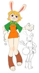 Rating: s
ID: 5561371
Date: 2025-05-10 01:21:14 -0400
Status: active
Score: 7
anthro bangs biped blonde_hair blush blush_lines bow_(feature) buckteeth carrot_(one_piece) claws clothing digital_media_(artwork) dress female full-length_portrait green_shawl hair hand_on_hip hi_res lagomorph leporid long_legs mammal one_piece orange_clothing orange_dress paws pink_inner_ear portrait rabbit short_dress short_hair simple_background skinny smile solo teeth themetalhiro white_background white_sclera post #5561371
