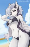 Rating: s
ID: 3974798
Date: 2023-04-06 00:29:32 -0400
Status: active
Score: 779
2023 anthro arm_tuft beach bikini black_bikini black_clothing black_nose black_swimwear breasts canid canid_demon canine clothed clothing demon digital_media_(artwork) ear_piercing ear_ring elbow_tuft eyelashes female fur grey_body grey_fur grey_hair hair hellhound helluva_boss hi_res highleg highleg_bikini highleg_bottomwear highleg_swimwear inner_ear_fluff long_hair looking_at_viewer loona_(helluva_boss) mammal mythological_canine mythological_creature mythology navel piercing red_sclera ring_piercing seaside shoulder_tuft skimpy solo swimwear tuft two-piece_swimsuit under_boob white_body white_eyes white_fur yorusagi post #3974798