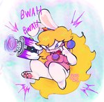 Rating: s
ID: 5620617
Date: 2025-06-04 12:53:59 -0400
Status: active
Score: 13
2025 3_toes 4_fingers :3 amethyst_(gem) anthro artist_name blonde_hair blue_ear_piercing blue_eyes bottomless bottomless_anthro bottomless_female breasts buckteeth clothed clothed_anthro clothed_female clothing colored crossover crown dialogue digital_drawing_(artwork) digital_media_(artwork) eyelashes eyelashes_through_hair eyelid_pull eyelid_pull_taunt feet female female_anthro fingers full-length_portrait gem gesture gun hair headgear hi_res holding_gun holding_object holding_ranged_weapon holding_weapon lagomorph light lighting long_ears long_hair mammal mario_bros mario_plus_rabbids_kingdom_battle midair multicolored_body nintendo no_eyebrows no_pupils pawpads pink_clothing pink_pawpads pink_shirt pink_topwear portrait rabbid rabbid_peach ranged_weapon raving_rabbids rayman_(series) red_tongue shaded shirt shooting_gun sillyhog simple_background smile solo tan_body tan_inner_ear tan_skin taunting teeth text toes tongue tongue_out topwear translucent translucent_hair two_tone_body ubisoft weapon post #5620617