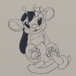 Rating: s
ID: 2177317
Date: 2020-03-12 02:29:32 -0400
Status: active
Score: 20
1:1 2016 5_toes accessory alien alternate_version_at_source antennae_(anatomy) banana black_and_grey claws digital_drawing_(artwork) digital_media_(artwork) dipstick_antennae disney experiment_(lilo_and_stitch) feet female flower flower_in_hair food fruit fur grey_background hair hair_accessory holding_food holding_object lilo_and_stitch lilo_pelekai lilo_pelekai_(experiment) long_hair looking_at_viewer mammal monochrome multicolored_antennae pawpads petrock plant plumeria primate round_ears simple_background solo toe_claws toes post #2177317
