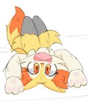 Rating: s
ID: 5377661
Date: 2025-02-16 15:58:58 -0500
Status: active
Score: 102
2025 ambiguous_gender anthro blush braixen canid canine eyelashes fangs fur generation_6_pokemon hi_res inner_ear_fluff looking_at_viewer mammal nekochan nintendo open_mouth orange_body orange_eyes orange_fur pawpads pokemon pokemon_(species) se1t solo tail teeth telegram tongue tuft yellow_body yellow_fur post #5377661