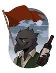 Rating: s
ID: 5626936
Date: 2025-06-07 15:36:28 -0400
Status: active
Score: 11
anthro avian beak bird bottle container corvid corvus_(genus) crown flag headgear headoctopus hi_res holding_object male oscine passerine raven solo post #5626936
