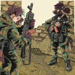Rating: s
ID: 5659843
Date: 2025-06-22 06:55:51 -0400
Status: pending
Score: 1
anthro belt belt_pouch boots building camo camo_clothing camo_print clothing duo female footwear gun hi_res holding_gun holding_object holding_ranged_weapon holding_rifle holding_weapon looking_at_another looking_forward male male/female mawkvlt military military_uniform open_mouth pattern_clothing ranged_weapon rifle ruins shoes tail teeth teeth_showing uniform weapon yellow_eyes post #5659843