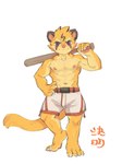 Rating: s
ID: 5458907
Date: 2025-03-26 23:45:16 -0400
Status: active
Score: 26
abs ainro anthro baseball_bat bat_(object) blush bottomwear cheetah clothing elysium_above felid feline fur fur_markings hair hi_res jue_ming male mammal markings multicolored_body multicolored_fur muscular muscular_male muscular_young nipples pecs pose shirtless_male shorts simple_background smile solo two_tone_body two_tone_fur white_background yellow_body yellow_fur young young_anthro young_male post #5458907