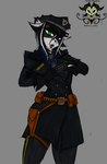 Rating: s
ID: 4787357
Date: 2024-05-16 18:48:14 -0400
Status: active
Score: 8
absurd_res anthro belt black_clothing black_coat black_topwear blue_clothing blue_shirt blue_topwear clothing coat devilpanther digital_media_(artwork) disguise felid feline fur gloves gun hair handgun handwear hat headgear headwear heterochromia hi_res holding_object holding_weapon holster long_nails male mammal medibang_paint_(artwork) multicolored_body multicolored_fur multicolored_hair pantherine police police_hat police_uniform ramses_devil_(devilpanther) ranged_weapon revolver sharp_teeth shirt short_hair small_ears solo teeth topwear uniform utility_belt weapon post #4787357