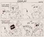 Rating: s
ID: 5614544
Date: 2025-06-01 16:22:17 -0400
Status: active
Score: 9
2025 4_panel_comic 5_fingers ambiguous_gender asking asking_another auveiss aveline_(auveiss) bar_emanata blank_humanoid bust_portrait cable comic corrugated_neck corrugation cosplay covering covering_face dialogue digital_media_(artwork) duo ears_back ears_up electrical_plug electrical_plug_tail emanata english_text engrish exclamation_point eyebrows eyelashes eyes_closed female fingers for_a_head front_view haha happy human humanoid humor impersonation interjection karen_plankton laugh leaning leaning_forward line_art machine mammal metal name_in_dialogue nickelodeon night object_head onomatopoeia open_mouth pivoted_ears portrait quotation_marks rear_view robot robotic_joints screen screen_face screen_head simple_eyes solo sound_effects spongebob_squarepants star tail tailed_humanoid teeth text three-quarter_view turning_around unfinished vent waveform wavy_mouth wheeze wheeze_comic post #5614544
