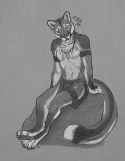 Rating: s
ID: 5600519
Date: 2025-05-26 18:30:25 -0400
Status: active
Score: 10
2025 absurd_res anthro cougar deyvarah felid feline greyscale hi_res hunting_knife jewelry male mammal monochrome necklace rikki_(purrma) rock sitting solo tribal tribal_clothing tribal_jewelry tribal_necklace post #5600519