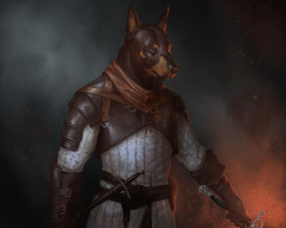 Rating: s
ID: 5678862
Date: 2025-06-30 22:44:29 -0400
Status: pending
Score: 6
2020 anthro armor black_nose brown_body brown_clothing brown_eyes brown_fur brown_gloves brown_handwear brown_scarf canid canine canis closed_frown clothed clothed_anthro clothed_male clothing colored digital_media_(artwork) digital_painting_(artwork) dobermann domestic_dog embers english_description frown fur gauntlets gloves grey_clothing grey_shirt grey_topwear grey_tunic half-length_portrait handwear hi_res historia_(game) holding_melee_weapon holding_object holding_sword holding_weapon left-handed light lighting male male_anthro mammal melee_weapon michele_marchionne mouth_closed multicolored_body multicolored_fur outside painting_(artwork) pauldron pinscher portrait scarf shaded sheathed_weapon shirt smoke solo standing sword sword_hilt topwear tunic two_tone_body two_tone_fur weapon post #5678862