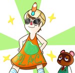 Rating: s
ID: 5620549
Date: 2025-06-04 12:17:47 -0400
Status: active
Score: 4
2019 animal_crossing animated anthro arms_bent blue_eyes blue_stripes brown_body brown_fur brown_hair brown_markings canid canine closed_frown closed_smile clothed clothed_anthro clothed_human clothed_male clothing colored cookieboy011 dialogue digital_drawing_(artwork) digital_media_(artwork) dress duo english_description english_text eyewear facial_markings fingers fist footwear frown fur green_clothing green_topwear green_vest hair half-closed_eyes hands_on_own_hips head_markings headgear headwear human legwear looking_at_another low-angle_view male male_anthro male_human mammal markings mouth_closed mouthless narrowed_eyes necktie nintendo no_pupils not_furry_focus orange_clothing orange_dress pattern_clothing pattern_footwear pattern_legwear pattern_socks pen_in_pocket pink_inner_ear pockets raccoon_dog red_necktie red_nose religious_clothing religious_headwear short_hair simple_background smile socks sparkles standing story story_in_description striped_clothing striped_footwear striped_socks stripes sunglasses tan_body tan_skin tanuki text text_on_clothing text_on_dress tom_nook_(animal_crossing) topwear triangle_nose turban vest villager_(animal_crossing) white_clothing white_dress_shirt white_eyewear white_footwear white_socks white_sunglasses post #5620549