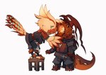 Rating: s
ID: 4181646
Date: 2023-07-20 01:51:36 -0400
Status: active
Score: 39
anthro avian barefoot black_body blue_eyes chibi clive_rosfield clothing demon duo elemental_creature european_mythology feet fermiumice final_fantasy final_fantasy_xvi fire fire_creature furniture greek_mythology hair horn ifrit_(final_fantasy) ifrit_(final_fantasy_xvi) joshua_rosfield male markings mineral_fauna mythological_avian mythological_bird mythological_creature mythological_firebird mythology open_mouth phoenix phoenix_(final_fantasy) phoenix_(final_fantasy_xvi) pseudo_hair pseudo_mane scalie simple_background square_enix standing stool white_background post #4181646