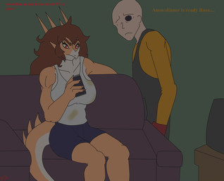 Rating: s
ID: 5729969
Date: 2025-07-23 20:13:56 -0400
Status: active
Score: 3
2025 abuse abused abusive abusive_relationship angry anon_(snoot_game) anthro aquilops bald beverage big_breasts biped black_eye_(injury) bottomwear breasts brown_hair bruised cavemanon_studios ceratopsian clothed clothed_anthro clothed_female clothed_human clothed_male clothing colored dialogue digital_media_(artwork) dinosaur dominant dominant_anthro dominant_female duo electronics english_text eyelashes facial_horn female fingers front_view frown furniture goodbye_volcano_high hair hantu_hyena hi_res holding_beverage holding_object horn human human_on_anthro humanoid_hands interspecies long_hair long_tail looking_at_another male male/female mammal multicolored_body multicolored_scales muscular muscular_anthro muscular_female narrowed_eyes non-mammal_breasts orange_body orange_scales ornithischian overalls prehistoric_species red_eyes reptile rosa_(gvh) sad scales scalie shirt shorts sitting snoot_game sofa spiked_tail spikes spikes_(anatomy) stained_shirt submissive submissive_human submissive_male tail talking_to_another tank_top television text topwear two_tone_body two_tone_scales watching_television white_body white_clothing white_scales white_shirt white_tank_top white_topwear yellow_clothing post #5729969