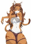 Rating: s
ID: 3993658
Date: 2023-04-15 12:52:49 -0400
Status: active
Score: 54
2023 aboart00 anthro armband bottomwear breasts brown_hair chaotic clothed clothed_anthro clothed_female clothing cross-body_shoulder_stretch eyebrows eyelashes female female_anthro fur hair hi_res intress loincloth long_hair looking_at_viewer mammal midriff narrowed_eyes navel orange_body orange_fur overworlder_(species) solo stretching topwear white_body white_fur post #3993658