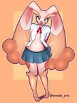 Rating: s
ID: 3383253
Date: 2022-06-09 23:03:47 -0400
Status: active
Score: 70
:3 anthro bottomwear clothed clothing conditional_dnp fluffy_ears generation_4_pokemon hands_behind_back hi_res ineedanaccount lagomorph leporid lopunny male mammal miniskirt nintendo open_clothing open_shirt open_topwear pokemon pokemon_(species) school_uniform shirt simple_background skirt smile solo standing topwear uniform zjura post #3383253