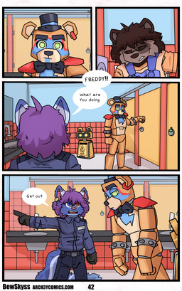 Rating: s
ID: 5684732
Date: 2025-07-03 20:43:37 -0400
Status: active
Score: 16
absurd_res anthro bathroom bewskyss canid canine clothed clothing comic digital_media_(artwork) english_text female five_nights_at_freddy's five_nights_at_freddy's:_security_breach freddy_(fnaf) group hi_res male mammal overalls public_restroom restroom_stall scottgames steel_wool_studios tail text trio url wet_floor_bot_(fnaf) post #5684732