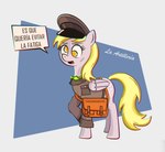 Rating: s
ID: 5063555
Date: 2024-09-20 20:24:32 -0400
Status: active
Score: 9
blonde_hair brown_bag chespirito clothed clothed_feral clothing cometarojizo cutie_mark derp_eyes derpy_hooves_(mlp) dialogue el_chavo_del_ocho equid equine feathered_wings feathers female feral friendship_is_magic grey_body hair hasbro hat headgear headwear hi_res horse jaimito_el_cartero mail mammal my_little_pony mythological_creature mythological_equine mythology pegasus pony solo spanish_text televisa text translated uniform wings yellow_eyes post #5063555