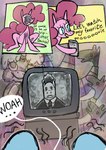 Rating: s
ID: 5666227
Date: 2025-06-25 04:48:46 -0400
Status: active
Score: 2
bimtimtom comic dialogue drugged earth_pony electronics equid equine eraserhead female feral first_person_view friendship_is_magic group hasbro hi_res horn horse humor mammal my_little_pony mythological_creature mythological_equine mythology pinkie_pie_(mlp) pony rainbow_dash_(mlp) substance_intoxication surrealism television toony unicorn post #5666227