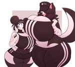 Rating: s
ID: 4690582
Date: 2024-03-31 10:04:36 -0400
Status: active
Score: 65
4_fingers anthro arm_scar avian beak big_breasts big_butt bird black_body black_hair breast_size_difference breasts butt canid clothed clothing coffilatte_(artist) duo female female/female fingers giggling hair hi_res huge_breasts jewelry larger_female legwear mammal penguin scar simple_background size_difference stella_(coffilatte) thick_thighs thigh_highs white_body post #4690582