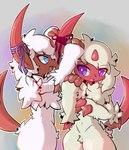 Rating: s
ID: 5375816
Date: 2025-02-15 18:57:15 -0500
Status: active
Score: 24
1_horn 2025 absol absurd_res anthro artemis_the_absol biped bow_ribbon eyebrows forehead_gem gem generation_3_pokemon head_tuft heart_symbol hi_res horn inviting lucian_(lucianfluff) male nintendo paws pokemon pokemon_(species) quadruped seductive shion_lobaart simple_background smile solo standing tail tongue tongue_out tuft white_body post #5375816