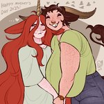 Rating: s
ID: 5629976
Date: 2025-06-09 00:24:13 -0400
Status: active
Score: 6
1:1 animal_humanoid big_breasts blush blush_lines bottomwear bovid bovine breasts brown_body brown_fur brown_hair burratta_(wonderslug) butterscotch_(wonderslug) clothing curved_horn denim denim_bottomwear denim_clothing duo equid equid_humanoid european_mythology facial_hair facial_piercing female freckled_legs freckles fur greek_mythology hair half-closed_eyes holidays horn huge_breasts humanoid jeans long_hair male mammal mammal_humanoid minotaur mother's_day mythology narrowed_eyes nose_piercing nose_ring one_eye_closed open_mouth open_smile orange_hair pants piercing ring_piercing shirt sideburns simple_background smile stubble t-shirt tail tail_tuft topwear tuft unicorn_horn unicorn_humanoid wonderslug yak post #5629976