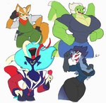 Rating: s
ID: 5439229
Date: 2025-03-17 11:07:31 -0400
Status: active
Score: 47
anthro ari_(dreamerknight) asmodeus_(helluva_boss) big_breasts bodysuit breasts canid canine cleavage clothed clothing crossgender demon dragon dreamerknight female fox fox_mccloud group helluva_boss hi_res huge_breasts jacket kerchief mammal mtf_crossgender muscular muscular_female mythological_creature mythological_scalie mythology nintendo owl_demon scalie shirt skinsuit smile star_fox stolas_(helluva_boss) tight_clothing topwear wide_hips post #5439229