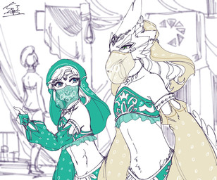 2018 anthro avian beak bird breath_of_the_wild clothed clothing crossdressing duo feathers hair humanoid hylian jewelry jungle_poppo kemono link looking_at_partner male nintendo revali rito smile the_legend_of_zelda video_games
Rating: Safe
Score: 9
User: PizzaOzzy
Date: May 24, 2018 2018 anthro avian beak bird breath_of_the_wild clothed clothing crossdressing duo feathers hair humanoid hylian jewelry jungle_poppo kemono link looking_at_partner male nintendo revali rito smile the_legend_of_zelda video_games
Rating: Safe
Score: 9
User: PizzaOzzy
Date: May 24, 2018